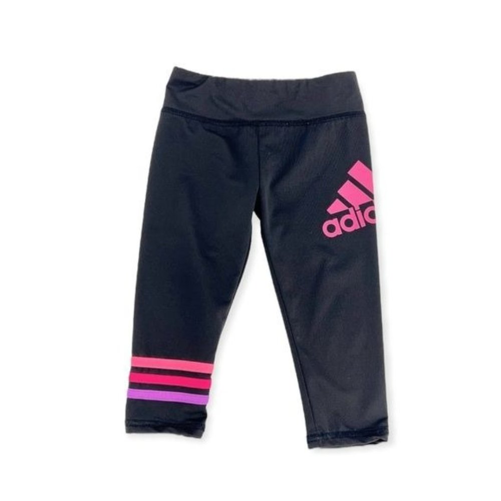 Adidas Baby Leggings - Purple | Pink | Girls 9 Months